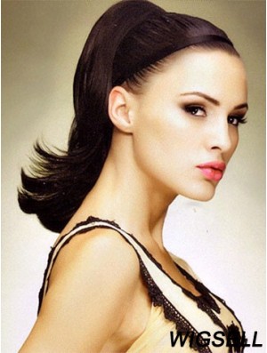 No-Fuss Auburn Straight Synthetic Clip In Hairpieces